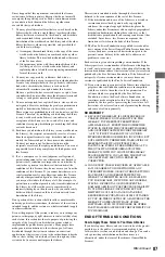 Preview for 87 page of Sony BDP-S1000ES - Blu-Ray Disc Player Operating Instructions Manual