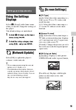 Preview for 19 page of Sony BDP-S1100 Operating Instructions Manual