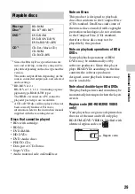 Preview for 29 page of Sony BDP-S1100 Operating Instructions Manual