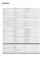 Preview for 2 page of Sony BDP-S1200 Specifications