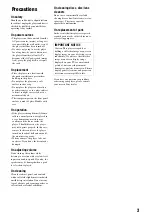 Preview for 3 page of Sony BDP - S1E Operating Instructions Manual