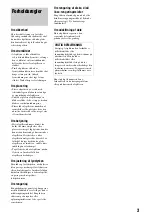 Preview for 3 page of Sony BDP-S300 - Blu-Ray Disc Player Operating Instructions Manual