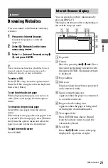 Предварительный просмотр 21 страницы Sony BDP-S380 - Blu-ray Disc™ Player Operating Instructions Manual