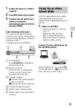 Preview for 19 page of Sony BDP-S390 Operating Instructions Manual