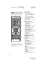 Предварительный просмотр 8 страницы Sony BDP-S480 Operating Instructions Manual