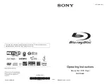 Preview for 1 page of Sony BDP-S560 Operating Instructions Manual