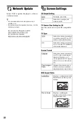 Preview for 22 page of Sony BDP-S570 - Blu-ray Disc™ Player Operating Instructions Manual