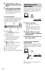 Preview for 18 page of Sony BDP-S780 Operating Instructions Manual