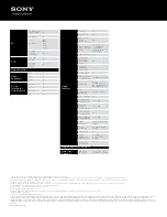 Preview for 4 page of Sony BDP-S790 Specifications