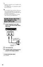 Предварительный просмотр 14 страницы Sony BDP-SX1000 Operating Instructions Manual