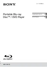 Sony BDP-SX910 Operating Instructions Manual предпросмотр