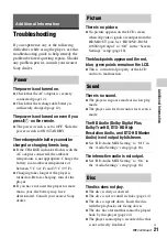 Preview for 21 page of Sony BDP-SX910 Operating Instructions Manual