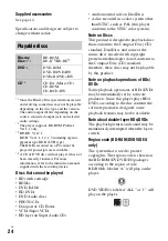 Preview for 24 page of Sony BDP-SX910 Operating Instructions Manual