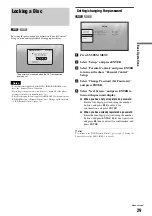 Preview for 29 page of Sony BDP2000ES Operating Instructions Manual