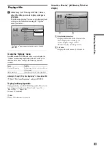 Preview for 33 page of Sony BDP2000ES Operating Instructions Manual