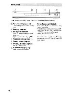 Preview for 10 page of Sony BDPS360 - Blu-Ray Disc Player Operating Instructions Manual