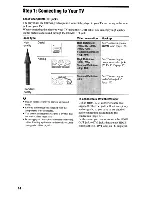 Preview for 14 page of Sony BDPS360 - Blu-Ray Disc Player Operating Instructions Manual