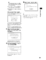 Preview for 29 page of Sony BDPS360 - Blu-Ray Disc Player Operating Instructions Manual