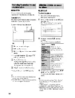 Preview for 34 page of Sony BDPS360 - Blu-Ray Disc Player Operating Instructions Manual