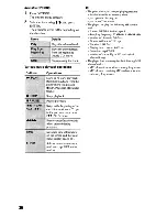 Preview for 36 page of Sony BDPS360 - Blu-Ray Disc Player Operating Instructions Manual