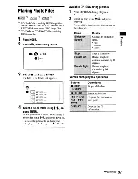 Preview for 37 page of Sony BDPS360 - Blu-Ray Disc Player Operating Instructions Manual