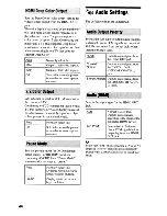 Preview for 44 page of Sony BDPS360 - Blu-Ray Disc Player Operating Instructions Manual