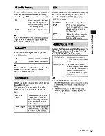 Preview for 45 page of Sony BDPS360 - Blu-Ray Disc Player Operating Instructions Manual