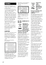 Preview for 2 page of Sony BDV-E190 Reference Manual