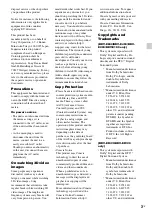 Preview for 3 page of Sony BDV-E190 Reference Manual