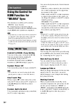 Предварительный просмотр 38 страницы Sony BDV-E280 Operating Instructions Manual