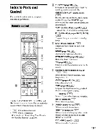 Предварительный просмотр 11 страницы Sony BDV-E300 - Blu-ray Disc™ Player Home Theater System Operating Instructions Manual