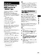 Предварительный просмотр 67 страницы Sony BDV-E500W Operating Instructions Manual