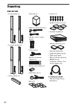 Preview for 6 page of Sony BDV-E670W Operating Instructions Manual