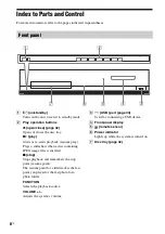 Preview for 8 page of Sony BDV-E670W Operating Instructions Manual