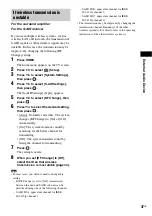 Preview for 47 page of Sony BDV-E670W Operating Instructions Manual