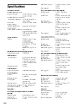 Preview for 74 page of Sony BDV-E670W Operating Instructions Manual