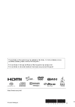 Preview for 84 page of Sony BDV-E670W Operating Instructions Manual