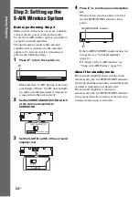 Предварительный просмотр 24 страницы Sony BDV-E770W / T77 Operating Instructions Manual