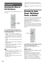 Предварительный просмотр 34 страницы Sony BDV-E770W / T77 Operating Instructions Manual