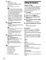 Предварительный просмотр 46 страницы Sony BDV-E770W  (UWA-BR100) Operating Instructions Manual