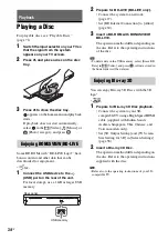 Preview for 34 page of Sony BDV-E880 Operating Instructions Manual