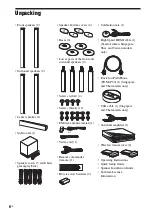 Preview for 6 page of Sony BDV-E985W Operating Instructions Manual