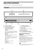 Preview for 8 page of Sony BDV-E985W Operating Instructions Manual