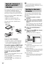 Preview for 38 page of Sony BDV-E985W Operating Instructions Manual