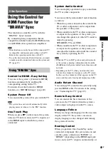 Preview for 45 page of Sony BDV-E985W Operating Instructions Manual