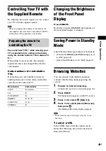 Preview for 49 page of Sony BDV-E985W Operating Instructions Manual