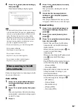 Preview for 53 page of Sony BDV-E985W Operating Instructions Manual