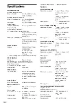 Preview for 74 page of Sony BDV-E985W Operating Instructions Manual