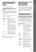 Preview for 19 page of Sony BDV-EF220 Operating Instructions Manual