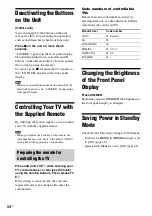 Preview for 34 page of Sony BDV-EF220 Operating Instructions Manual